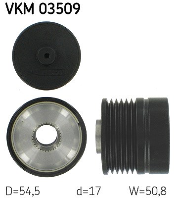 Skf Generatorfreilauf [Hersteller-Nr. VKM03509] für Alfa Romeo, Fiat, Opel, Vauxhall von SKF