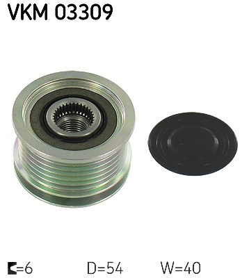 Skf Generatorfreilauf [Hersteller-Nr. VKM03309] für Citroën, Ford, Mitsubishi, Peugeot von SKF