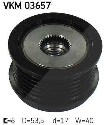 Skf Generatorfreilauf [Hersteller-Nr. VKM03657] für Ford, Mazda, Volvo von SKF