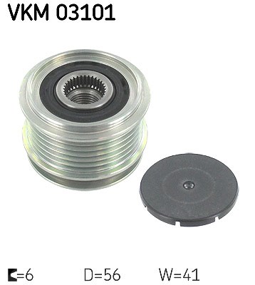 Skf Generatorfreilauf [Hersteller-Nr. VKM03101] für Audi, Seat, Skoda, VW von SKF