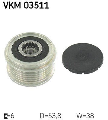 Skf Generatorfreilauf [Hersteller-Nr. VKM03511] für BMW, Chevrolet, Opel, Saab, Vauxhall von SKF