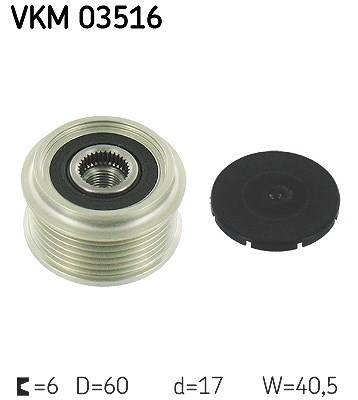 Skf Generatorfreilauf [Hersteller-Nr. VKM03516] für Opel, Vauxhall von SKF
