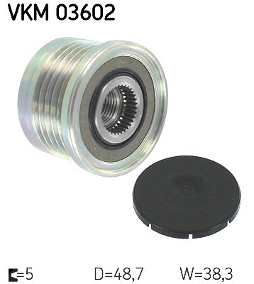 Skf Generatorfreilauf [Hersteller-Nr. VKM03602] für Dacia, Mitsubishi, Nissan, Opel, Renault, Vauxhall, Volvo von SKF