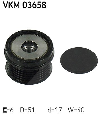 Skf Generatorfreilauf [Hersteller-Nr. VKM03658] für Ford, Volvo von SKF