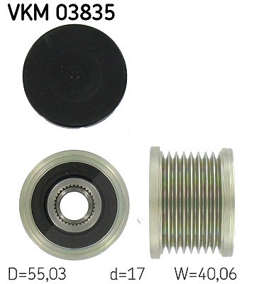Skf Generatorfreilauf [Hersteller-Nr. VKM03835] für Mercedes-Benz von SKF
