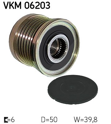 Skf Generatorfreilauf [Hersteller-Nr. VKM06203] für Nissan, Renault von SKF