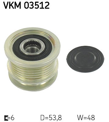 Skf Generatorfreilauf [Hersteller-Nr. VKM03512] für Opel, Vauxhall von SKF