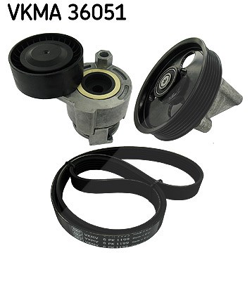 Skf Keilrippenriemensatz [Hersteller-Nr. VKMA36051] für Dacia, Nissan, Renault von SKF
