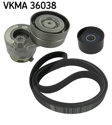 Skf Keilrippenriemensatz [Hersteller-Nr. VKMA36038] für Nissan, Opel, Renault, Vauxhall, Volvo von SKF