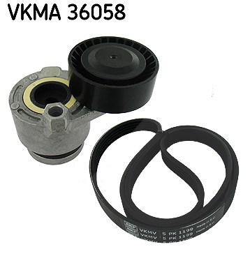 Skf Keilrippenriemensatz [Hersteller-Nr. VKMA36058] für Nissan, Renault von SKF