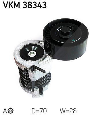 Skf Spannrolle, Keilrippenriemen [Hersteller-Nr. VKM38343] für BMW von SKF