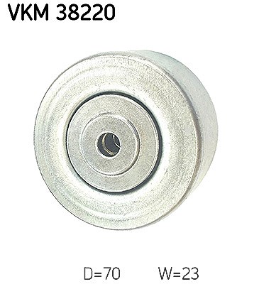 Skf Spannrolle, Keilrippenriemen [Hersteller-Nr. VKM38220] für BMW, Opel, Vauxhall von SKF