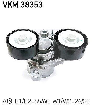 Skf Spannrolle, Keilrippenriemen [Hersteller-Nr. VKM38353] für BMW von SKF