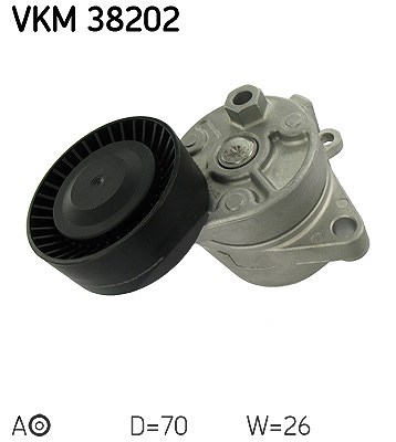 Skf Spannrolle, Keilrippenriemen [Hersteller-Nr. VKM38202] für BMW von SKF