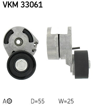 Skf Spannrolle, Keilrippenriemen [Hersteller-Nr. VKM33061] für Citroën, Ford, Mazda, Peugeot von SKF