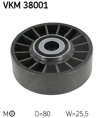 Skf Spannrolle, Keilrippenriemen [Hersteller-Nr. VKM38001] für BMW, Daewoo, Mercedes-Benz, VW von SKF