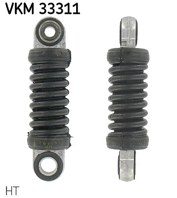 Skf Spannrolle, Keilrippenriemen [Hersteller-Nr. VKM33311] für Citroën, Fiat, Lancia, Peugeot, Suzuki von SKF