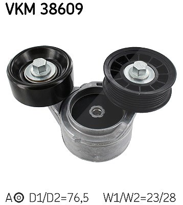 Skf Spannrolle, Keilrippenriemen [Hersteller-Nr. VKM38609] für Chrysler, Dodge, Jeep von SKF