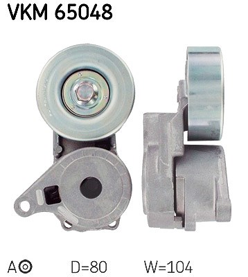 Skf Spannrolle, Keilrippenriemen [Hersteller-Nr. VKM65048] für Mitsubishi von SKF