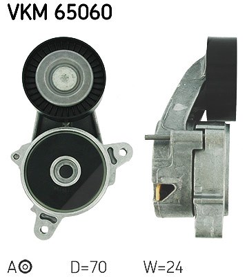 Skf Spannrolle, Keilrippenriemen [Hersteller-Nr. VKM65060] für Chrysler, Dodge, Jeep, Mitsubishi von SKF