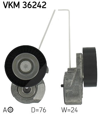 Skf Spannrolle, Keilrippenriemen [Hersteller-Nr. VKM36242] für Land Rover, Volvo von SKF