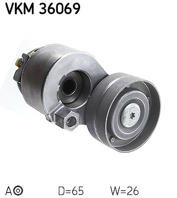 Skf Spannrolle, Keilrippenriemen [Hersteller-Nr. VKM36069] für Mitsubishi, Nissan, Opel, Renault, Volvo von SKF