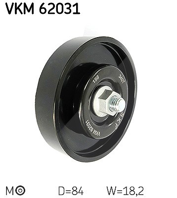 Skf Spannrolle, Keilrippenriemen [Hersteller-Nr. VKM62031] für Nissan von SKF