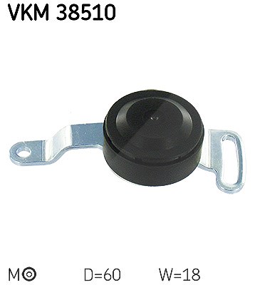 Skf Spannrolle, Keilrippenriemen [Hersteller-Nr. VKM38510] für Smart von SKF