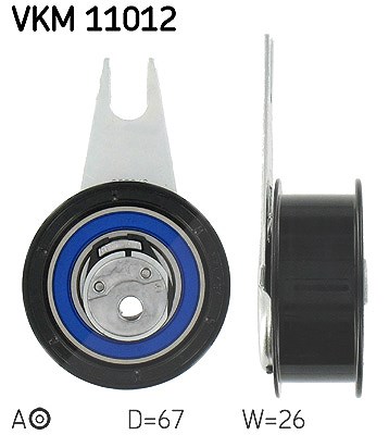 Skf Spannrolle, Zahnriemen [Hersteller-Nr. VKM11012] für Audi, Seat, VW von SKF