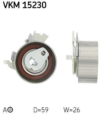 Skf Spannrolle, Zahnriemen [Hersteller-Nr. VKM15230] für Chevrolet, Daewoo, Opel, Vauxhall von SKF