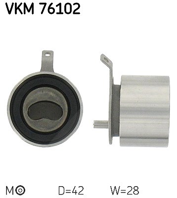 Skf Spannrolle, Zahnriemen [Hersteller-Nr. VKM76102] für Chevrolet, Daewoo, Suzuki von SKF