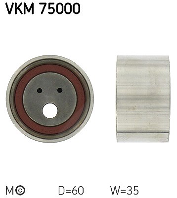 Skf Spannrolle, Zahnriemen [Hersteller-Nr. VKM75000] für Chrysler, Dodge, Hyundai, Mitsubishi von SKF