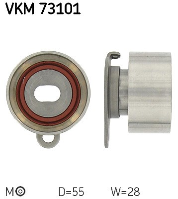 Skf Spannrolle, Zahnriemen [Hersteller-Nr. VKM73101] für Honda, Rover von SKF