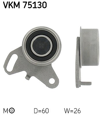 Skf Spannrolle, Zahnriemen [Hersteller-Nr. VKM75130] für Hyundai, Mitsubishi von SKF