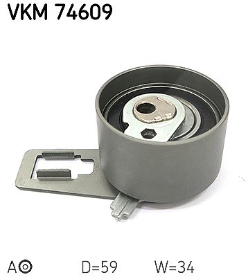 Skf Spannrolle, Zahnriemen [Hersteller-Nr. VKM74609] für Hyundai, Kia von SKF