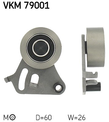 Skf Spannrolle, Zahnriemen [Hersteller-Nr. VKM79001] für Isuzu, Opel, Vauxhall von SKF