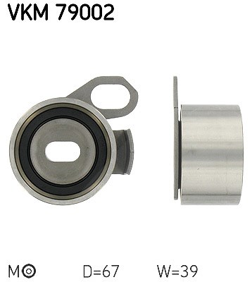 Skf Spannrolle, Zahnriemen [Hersteller-Nr. VKM79002] für Isuzu, Opel, Vauxhall von SKF