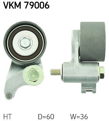 Skf Spannrolle, Zahnriemen [Hersteller-Nr. VKM79006] für Isuzu, Opel, Vauxhall von SKF