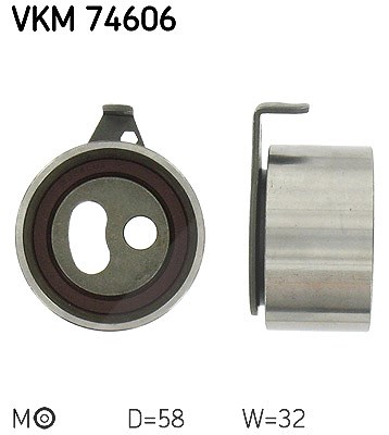 Skf Spannrolle, Zahnriemen [Hersteller-Nr. VKM74606] für Mazda von SKF