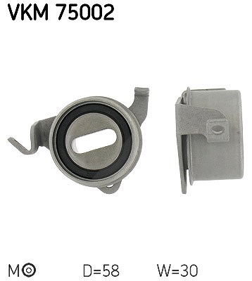 Skf Spannrolle, Zahnriemen [Hersteller-Nr. VKM75002] für Mitsubishi von SKF