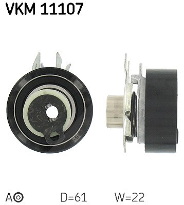 Skf Spannrolle, Zahnriemen [Hersteller-Nr. VKM11107] für Seat, VW von SKF