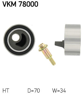 Skf Spannrolle, Zahnriemen [Hersteller-Nr. VKM78000] für Subaru von SKF