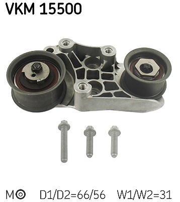 Skf Spannrolle, Zahnriemen [Hersteller-Nr. VKM15500] von SKF