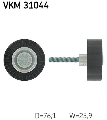 Skf Umlenk-/Führungsrolle, Keilrippenriemen [Hersteller-Nr. VKM31044] für Audi, Seat, Skoda, VW von SKF