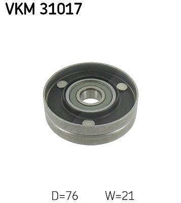 Skf Umlenk-/Führungsrolle, Keilrippenriemen [Hersteller-Nr. VKM31017] für Audi, VW von SKF