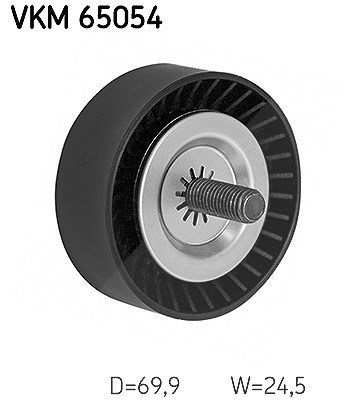 Skf Umlenk-/Führungsrolle, Keilrippenriemen [Hersteller-Nr. VKM65054] für Chrysler, Citroën, Dodge, Fiat, Jeep, Lancia, Mitsubishi, Peugeot von SKF