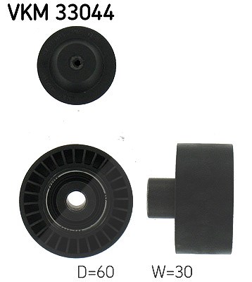 Skf Umlenk-/Führungsrolle, Keilrippenriemen [Hersteller-Nr. VKM33044] für Citroën, Ford, Mazda, Peugeot, Suzuki, Toyota von SKF