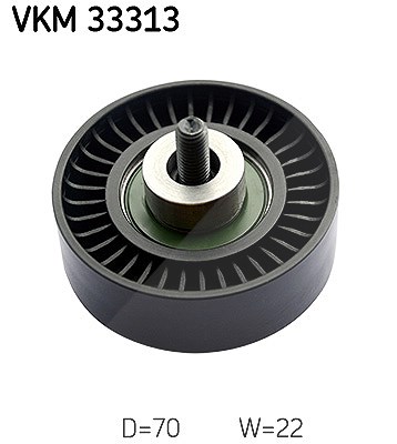 Skf Umlenk-/Führungsrolle, Keilrippenriemen [Hersteller-Nr. VKM33313] für Citroën, Fiat, Iveco, Peugeot von SKF