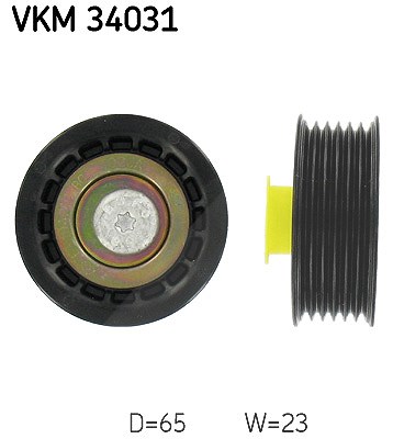 Skf Umlenk-/Führungsrolle, Keilrippenriemen [Hersteller-Nr. VKM34031] für Ford, Jaguar von SKF