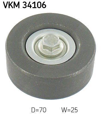 Skf Umlenk-/Führungsrolle, Keilrippenriemen [Hersteller-Nr. VKM34106] für Ford von SKF